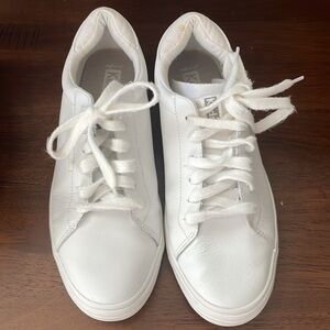 Keds Women's White Lace-Up Sneakers